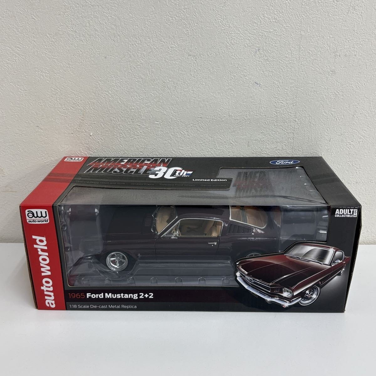 1965 Ford Mustang 1/18 ダイキャスト ミニカー
