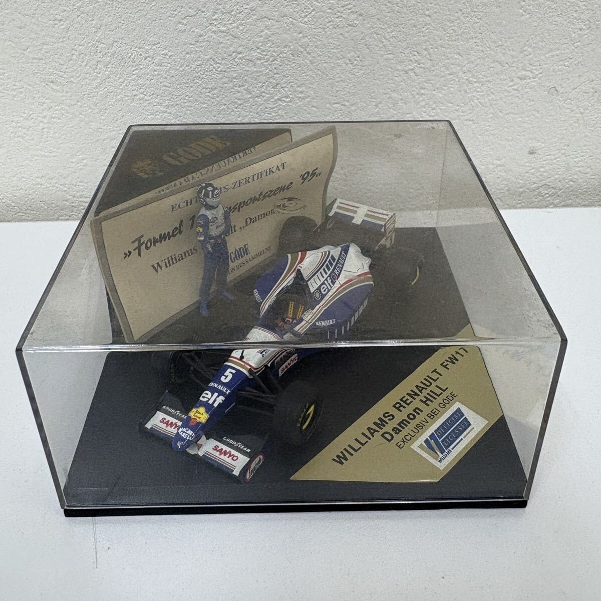 オニキス (ONYX) 1/43 ウィリアムズ ルノー FW17 デーモン・ヒル